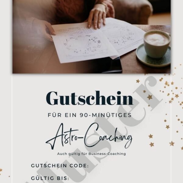 Gutschein Astro-Coaching